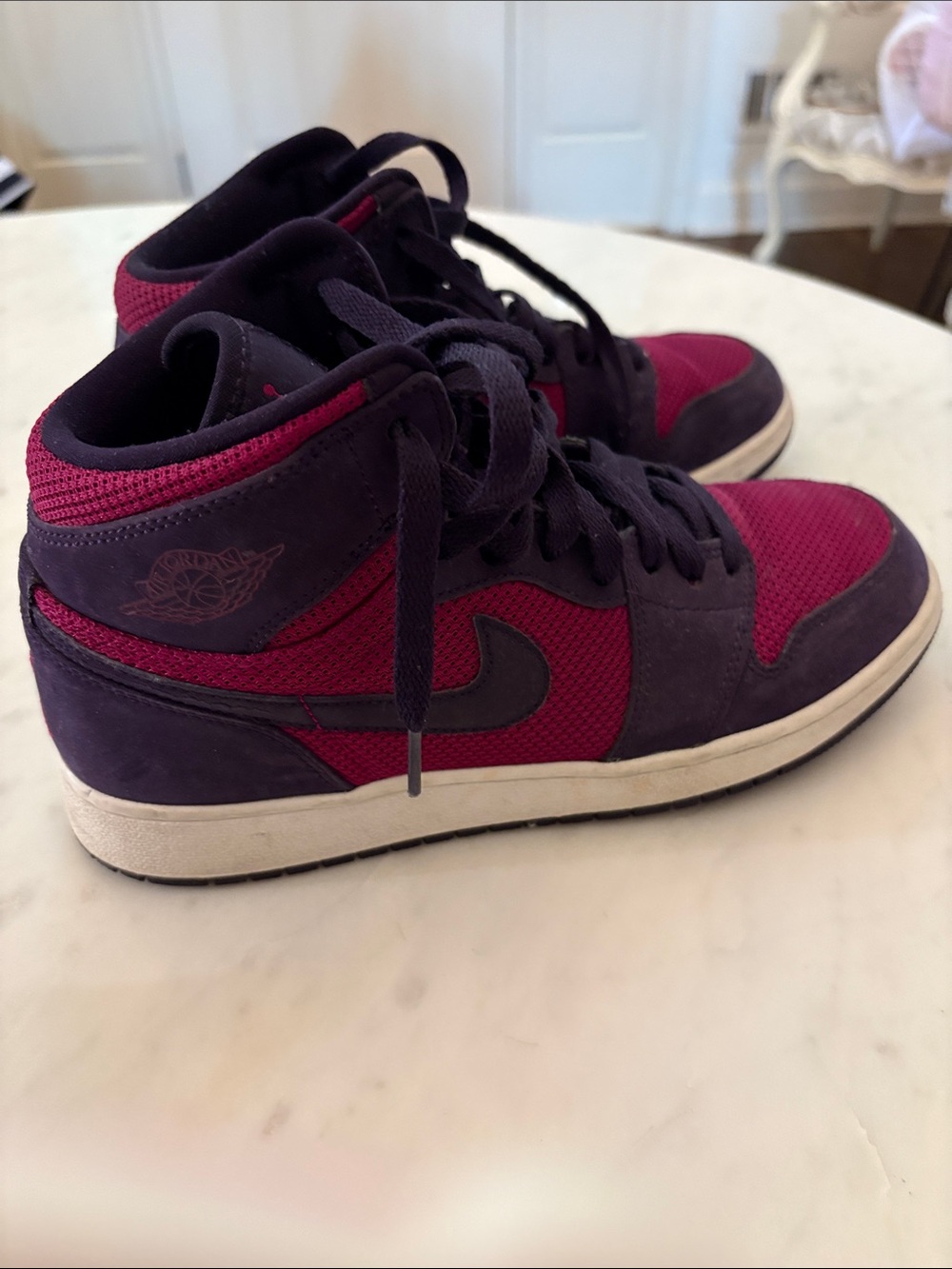 Nike youth air Jordan high top sneakers